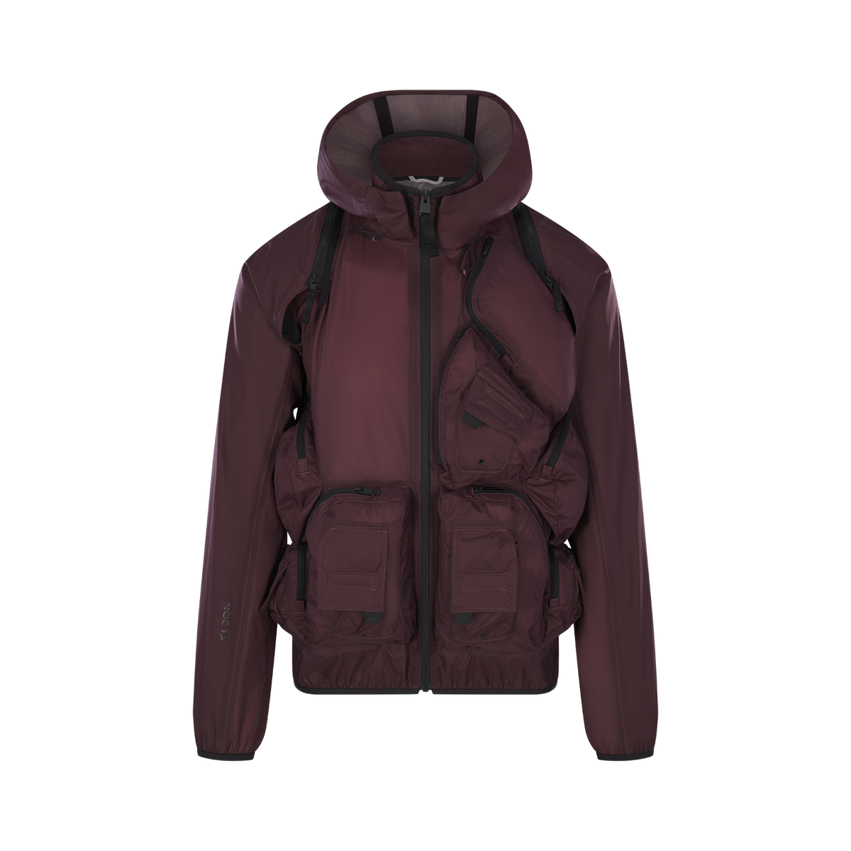DEEP POCKETS NYLON TECH JACKET
