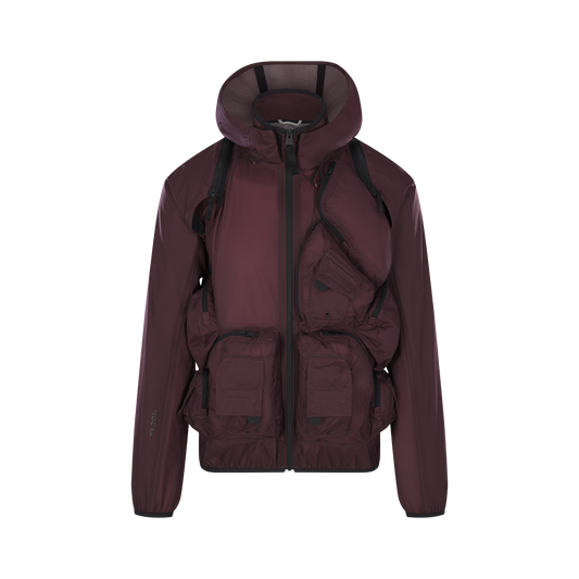DEEP POCKETS NYLON TECH JACKET